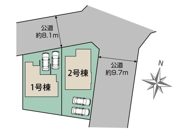 新築　ブルーミングガーデン宇都宮市弥生2丁目　1号棟