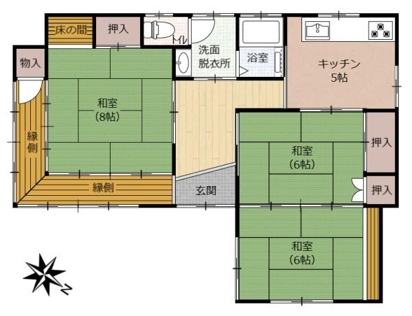 中古戸建　宇都宮市徳次郎町