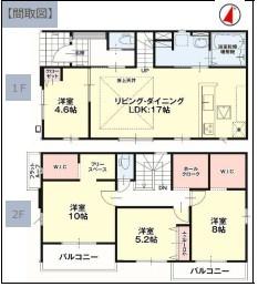 新築　リガーレ　さくら市卯の里1期　1号棟（全1棟）