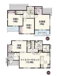 新築　ワイウッドコート宇都宮市下川俣町第１期２号棟