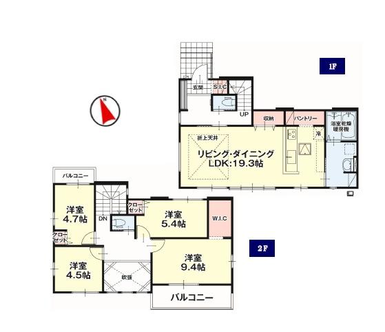 新築　リガーレ宇都宮市双葉5期　２号棟(全2棟)