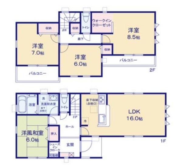 新築　リーブルガーデン真岡長田第９　２号棟（全２棟）