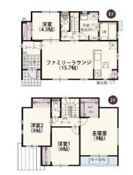 新築　ワイウッドコート宇都宮市下川俣町第１期８号棟