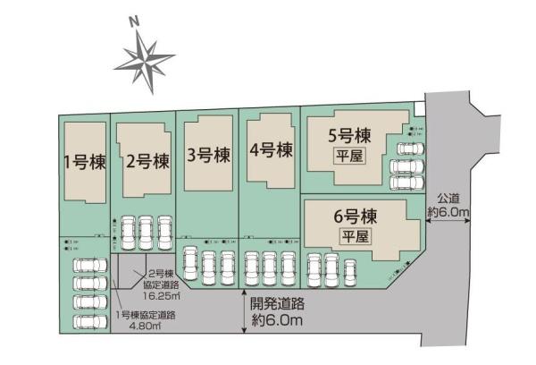 新築　ブルーミングガーデン宇都宮市江曽島町　６号棟（全６棟）