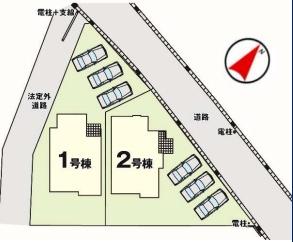 新築　リガーレ　宇都宮市鶴田町２８期　２号棟（全２棟）