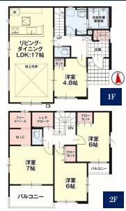 新築　リガーレ宇都宮市さつき7期　1号棟（全1棟）