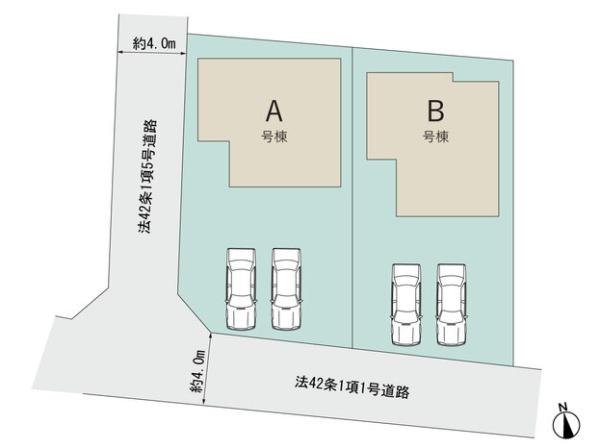 新築　ハートフルタウン下岡本町2115番　B棟（全2棟）