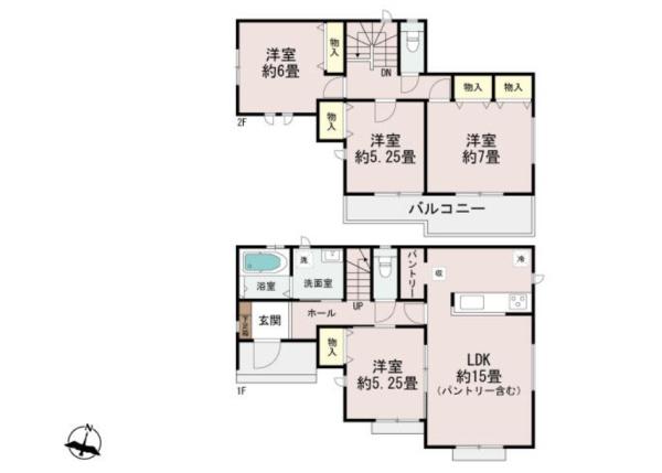 新築　ハートフルタウン針ヶ谷町４１０番　Ａ号棟