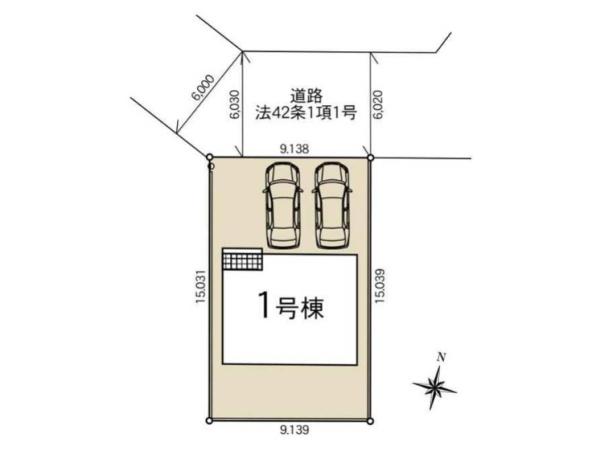 新築　クレイドルガーデン宇都宮市野沢町第５　１号棟
