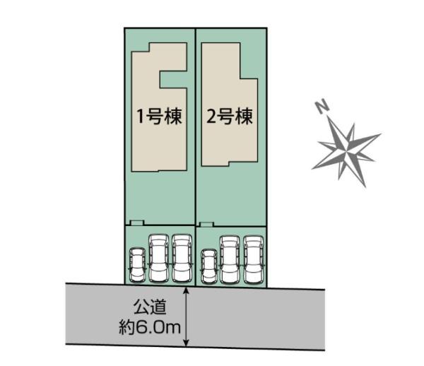新築ブルーミングガーデン宇都宮市平松３丁目　１号棟（全２棟）