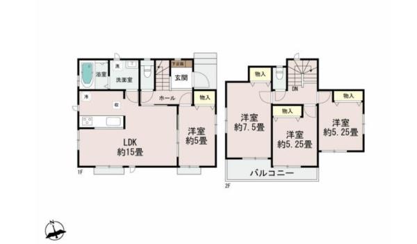 新築　ハートフルタウン宇都宮市鶴田町２４８８番　Ａ（全３棟）