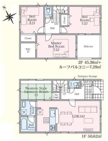 新築　クレイドルガーデン壬生町緑町第３　２号棟（全２棟）
