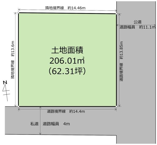 土地　宇都宮市緑３丁目