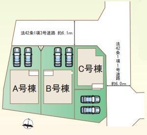 新築　ハートフルタウン戸祭2丁目99番　Ｂ棟（全３棟）