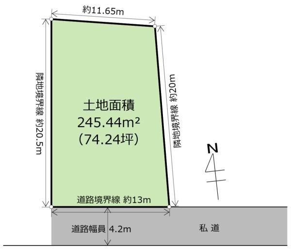 土地　宇都宮市中久保２丁目
