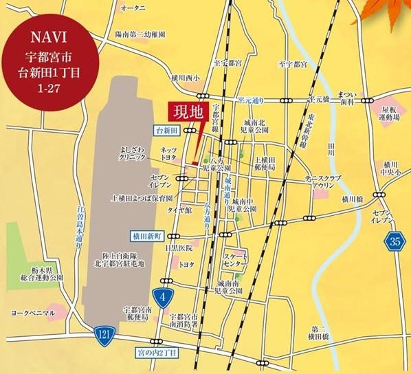 宇都宮市台新田１丁目の土地
