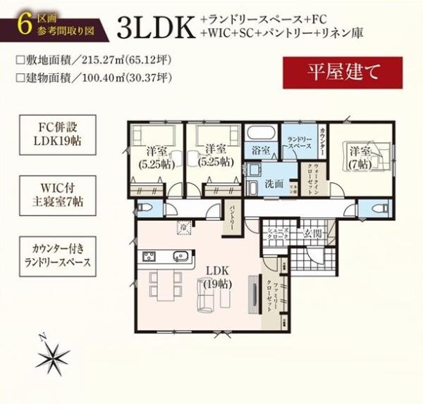 土地　グラファーレ宇都宮市台新田３期　６区画（全６区画）