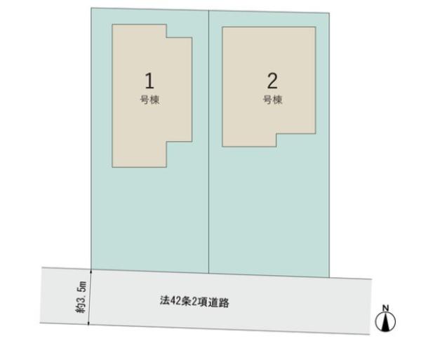 新築　リーブルガーデン鶴田町第２４　１号棟（全２棟）