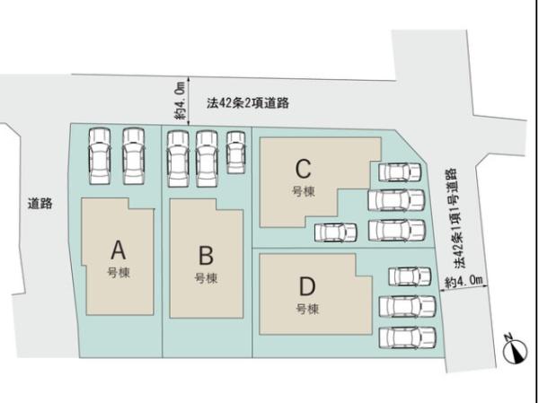新築ハートフルタウン宇都宮市雀の宮１丁目２７７番Ｂ（全４棟）