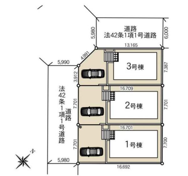 新築　クレイドルガーデン宇都宮市中岡本町第11　1