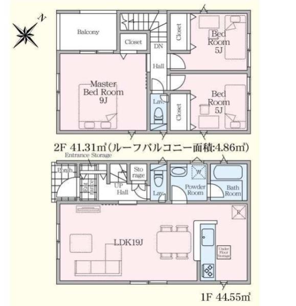 新築　クレイドルガーデン宇都宮市中岡本町第11　３