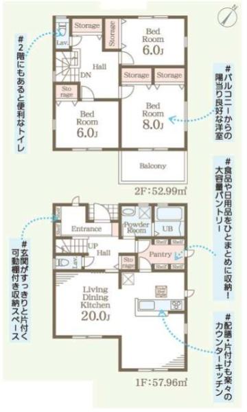 新築　リーブルガーデン下野上大領　５号棟（全８棟）