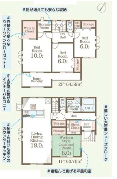 新築　リーブルガーデン下野上大領　６号棟（全８棟）