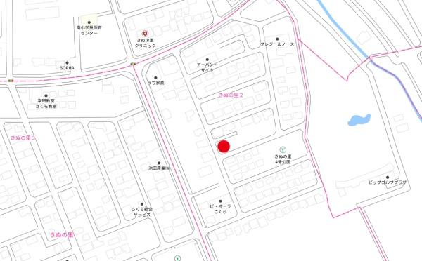 土地　さくら市きぬの里２丁目