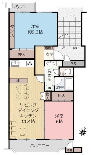 川越ビレジ参号棟