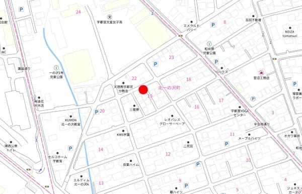 土地　宇都宮市北一の沢町