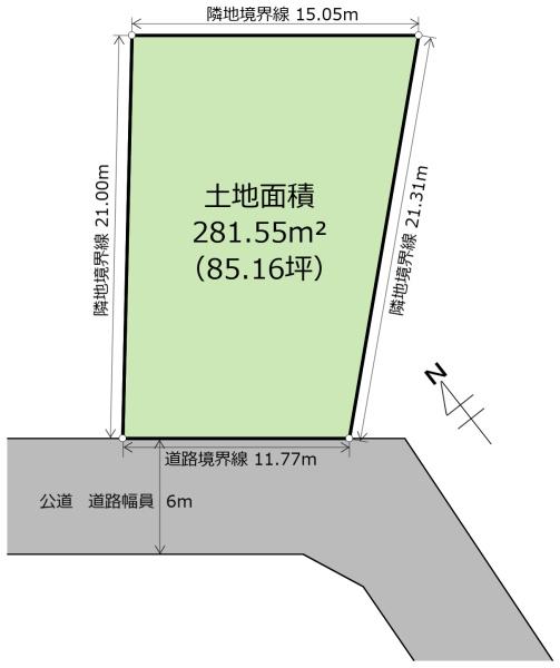 土地　宇都宮市東簗瀬１丁目