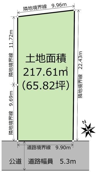 土地　下野市小金井