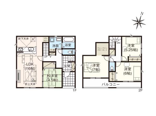 建築条件付　グラファーレさくら市きぬの里　２区画