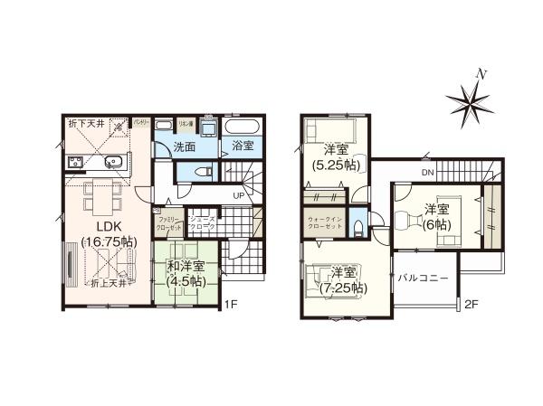 建築条件付　グラファーレさくら市きぬの里　３区画