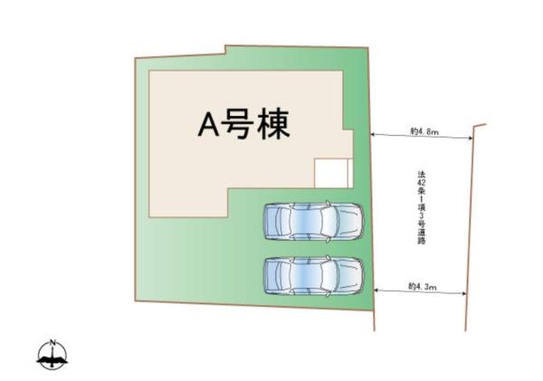 新築　さくら市氏家２４１８番　Ａ号棟（全１棟）