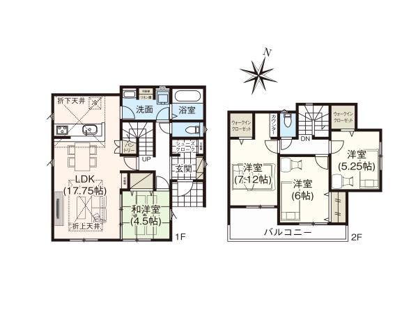 建築条件付　グラファーレさくら市きぬの里　４区画