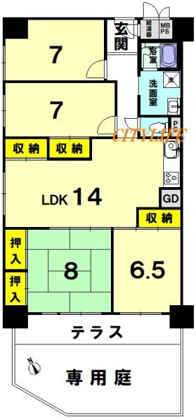 桂川ハイツ4号館