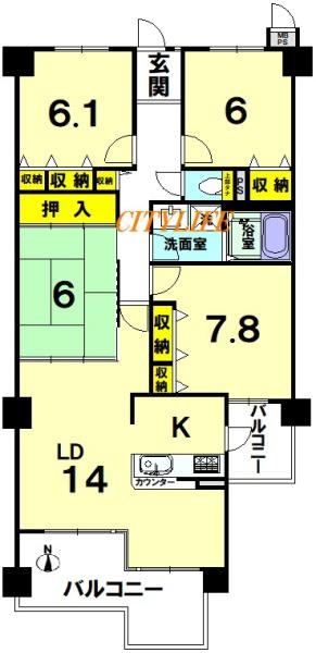 サンシティ桂坂参番館