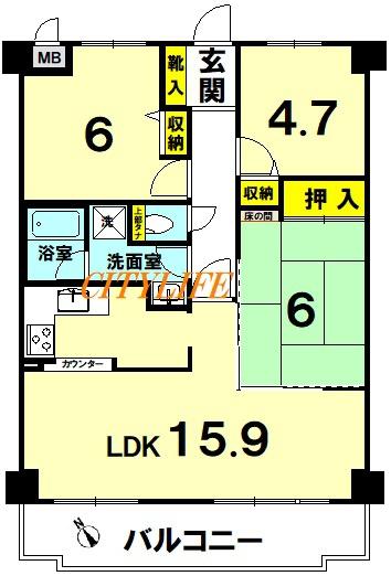ライオンズマンション山科御陵