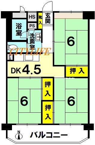 山科団地B棟