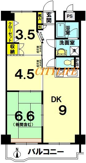吉祥院ガーデンハイツＢ棟