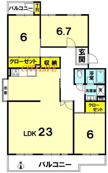 洛西境谷西第２住宅１４号棟