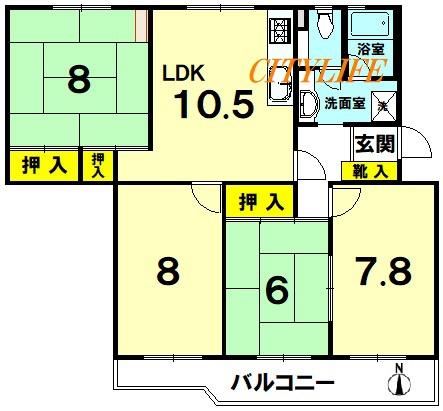 膳所ハイツ４号棟