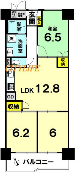 桂川ハイツ4号館