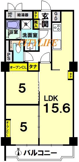 日商岩井朱雀マンション