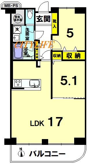 コトーハイツ伏見稲荷B棟