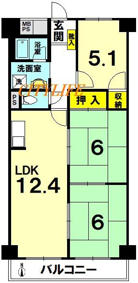 伏見日光ハイツ２号棟