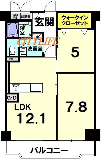 日商岩井朱雀マンション