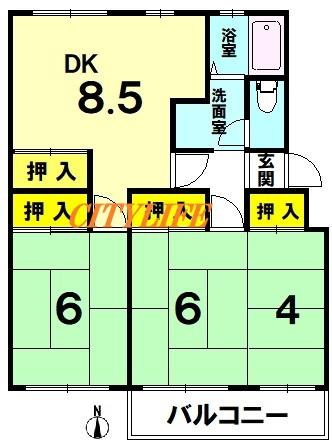 岩倉村松中層団地Ａ棟