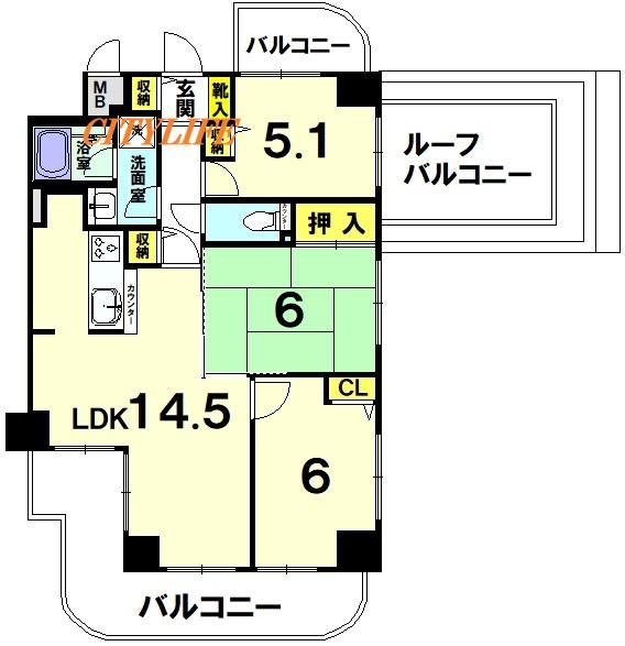 コスモ桃山南口